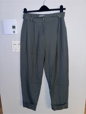 Club Monaco Size 2 Green Trousers